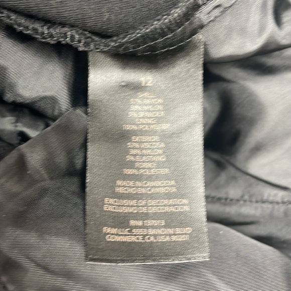 Banana Republic High Rise Trouser Ankle Pant Career Minimalist Black 12 - Picture 8 of 8